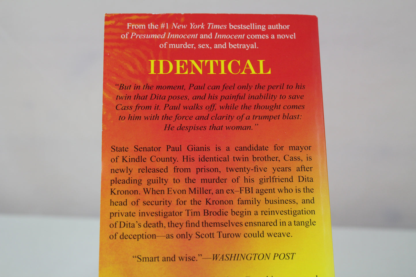 Identical by Scott Turow