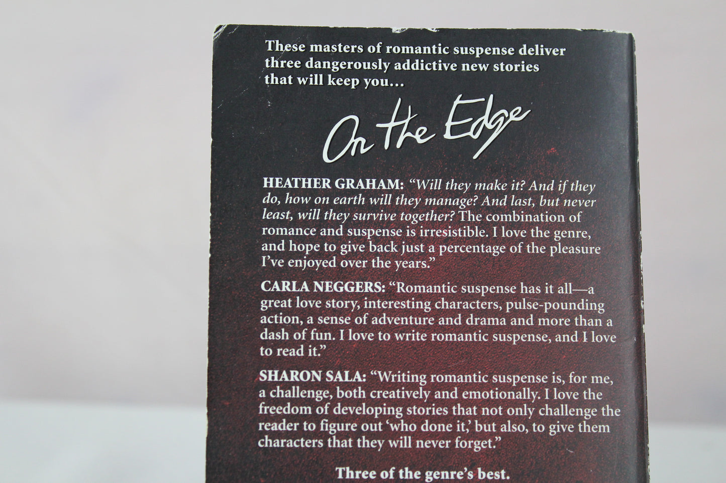 On The Edge: BougainvilleaShelter IslandCapsized by Heather Graham, Carla Neggers, Sharon Sala