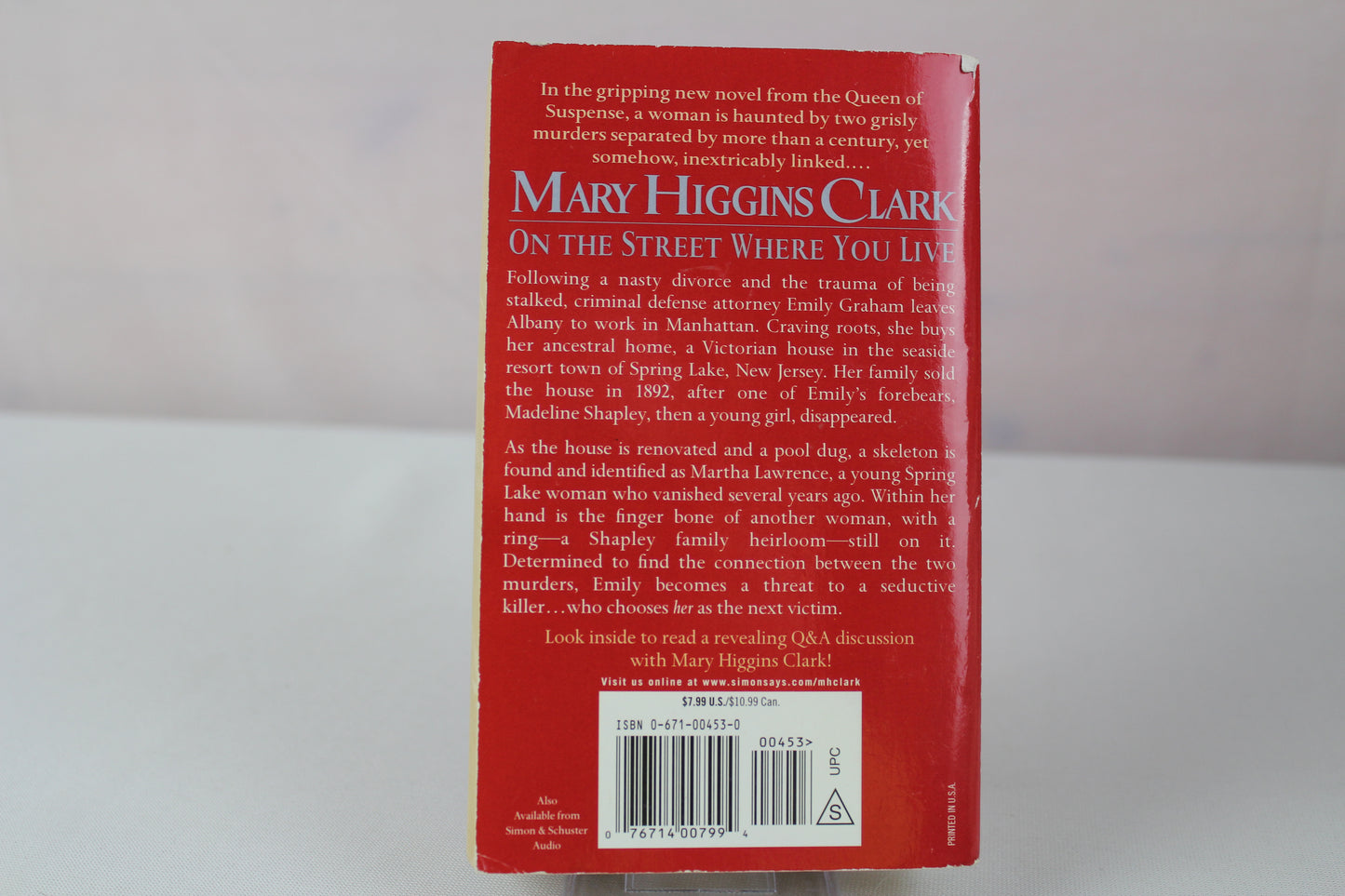 On the Street Where You Live by Mary Higgins Clark