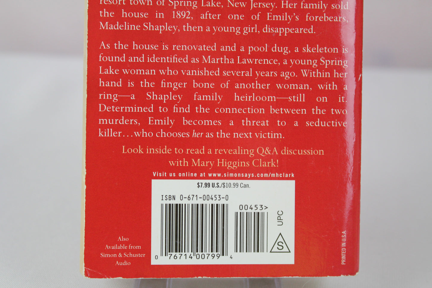 On the Street Where You Live by Mary Higgins Clark