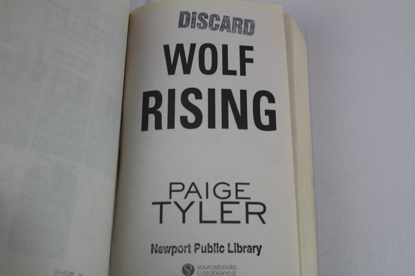 Wolf Rising (SWAT, 8) by Paige Tyler