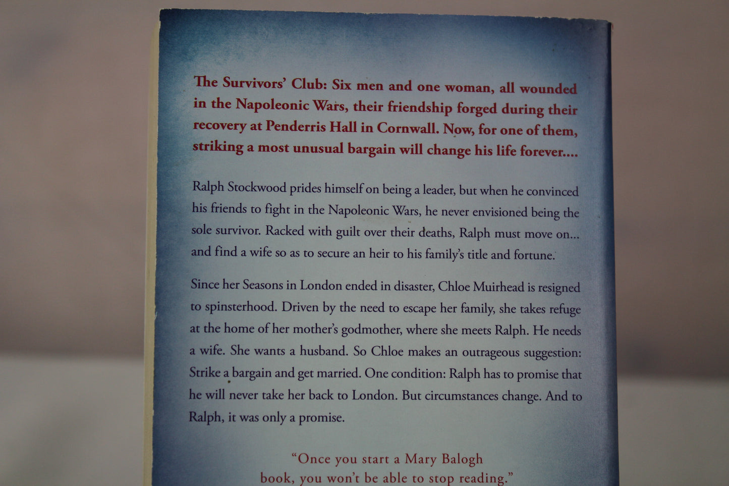 Only a Promise by Mary Balogh