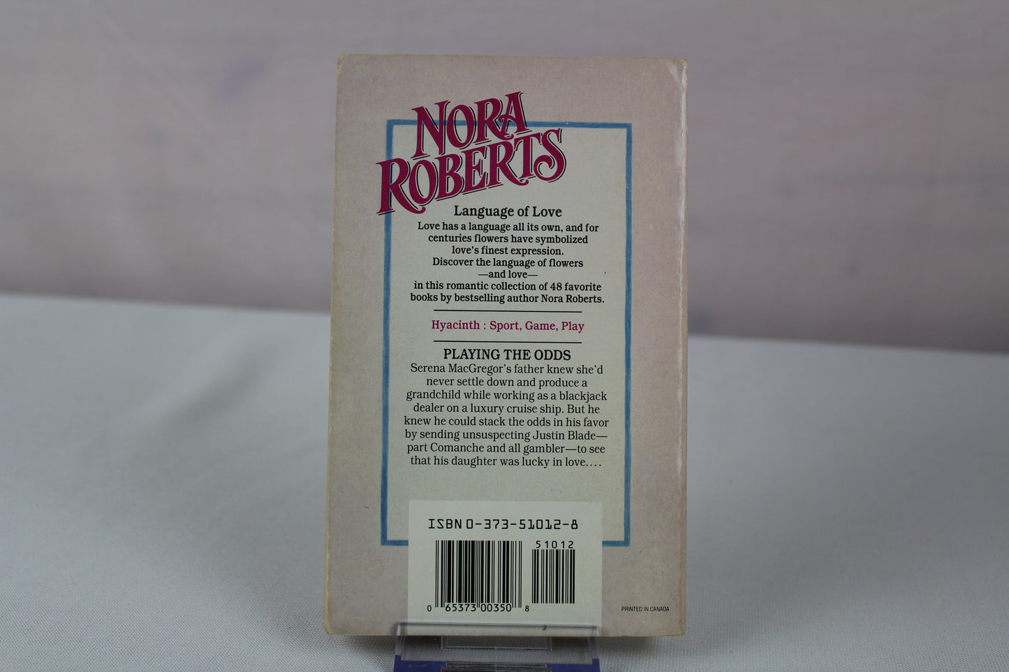 Playing The Odds (Nora Roberts: Language of Love, No 12) by Nora Roberts
