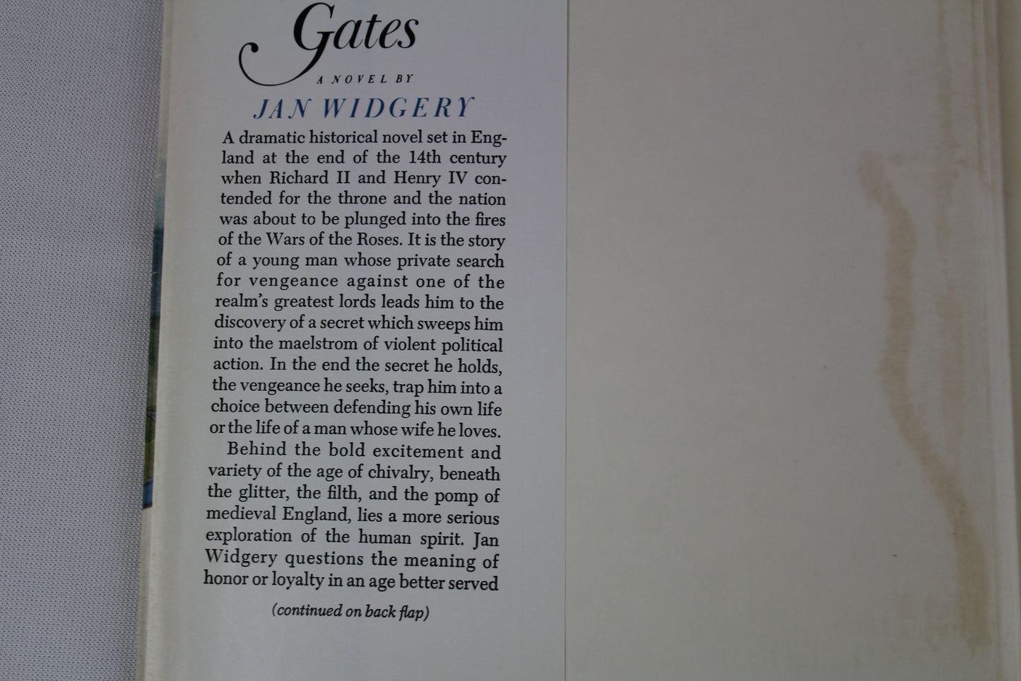 Jan Widgery - Trumpet At The Gates - 1970 - HC/DJ
