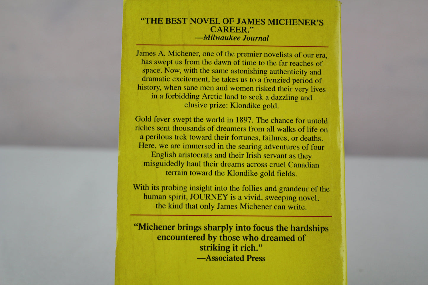 Journey: A Novel by James A. Michener