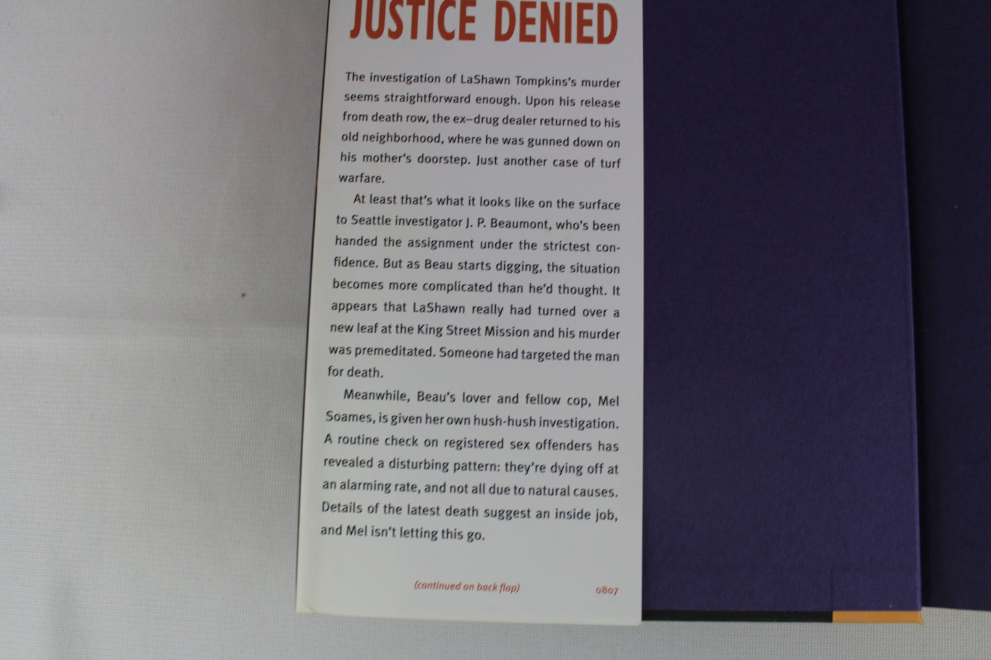 Justice Denied: A J. P. Beaumont Novel by J. A. Jance