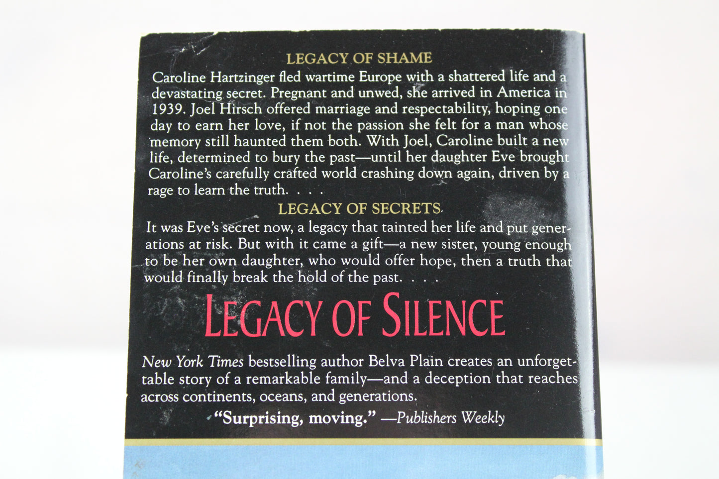 Legacy of Silence: A Novel by Belva Plain