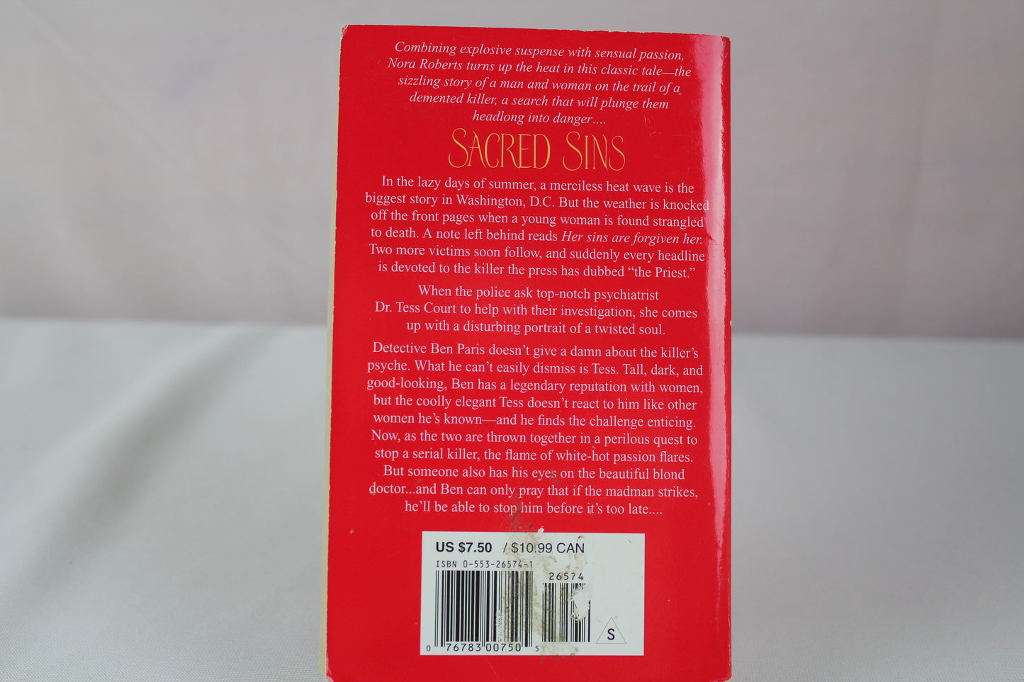 Sacred Sins: A Novel (D.C. Detectives) by Nora Roberts
