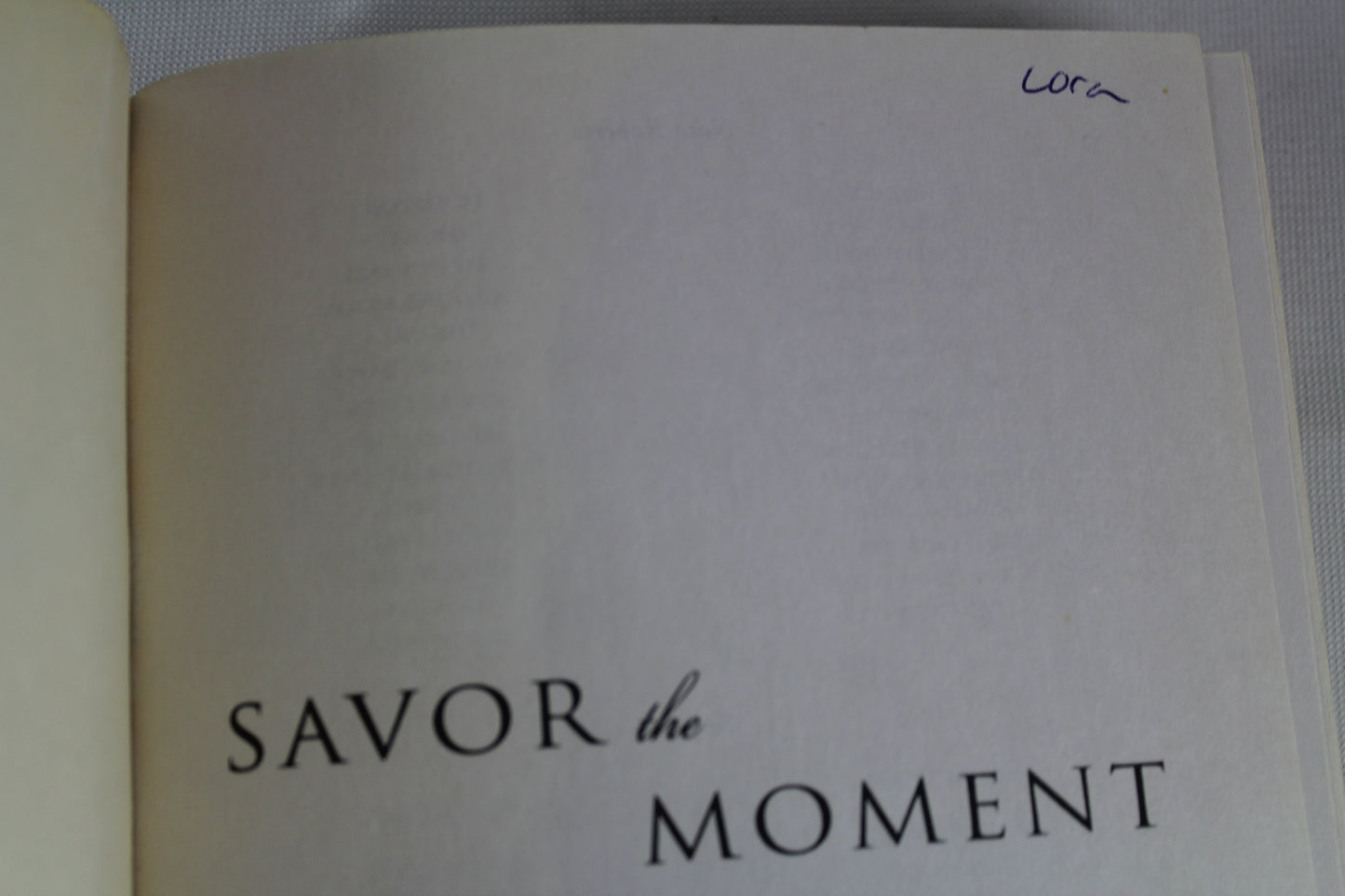 Savor the Moment (The Bride Quartet, Book 3) by Nora Roberts
