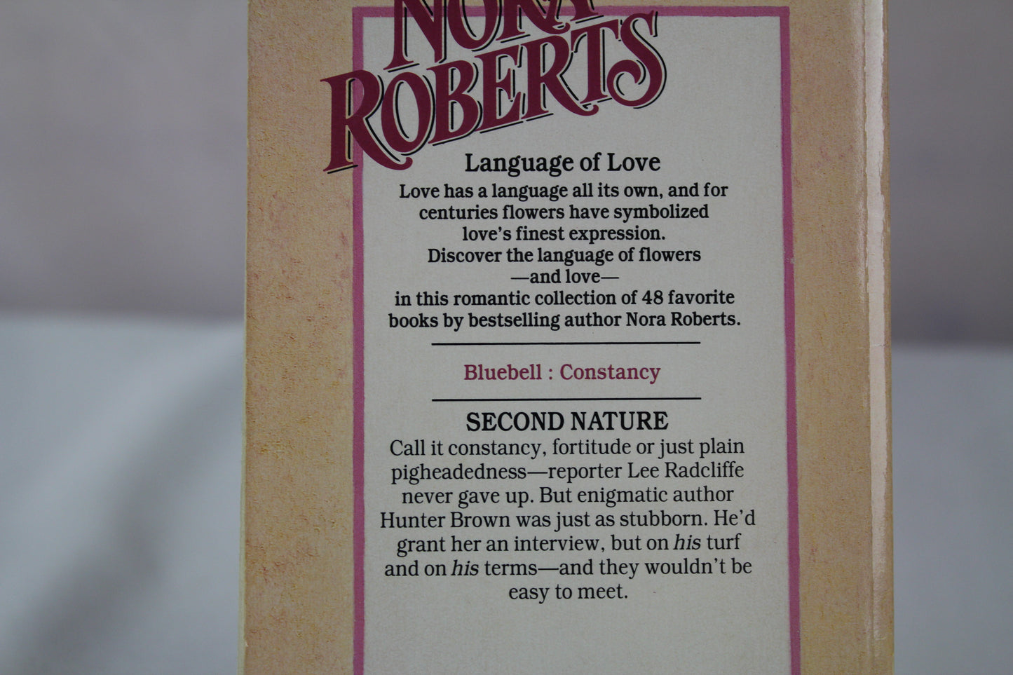 Second Nature (Language of Love, No 30) by Nora Roberts