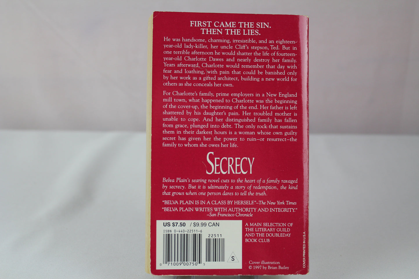 Secrecy: A Novel by Belva Plain