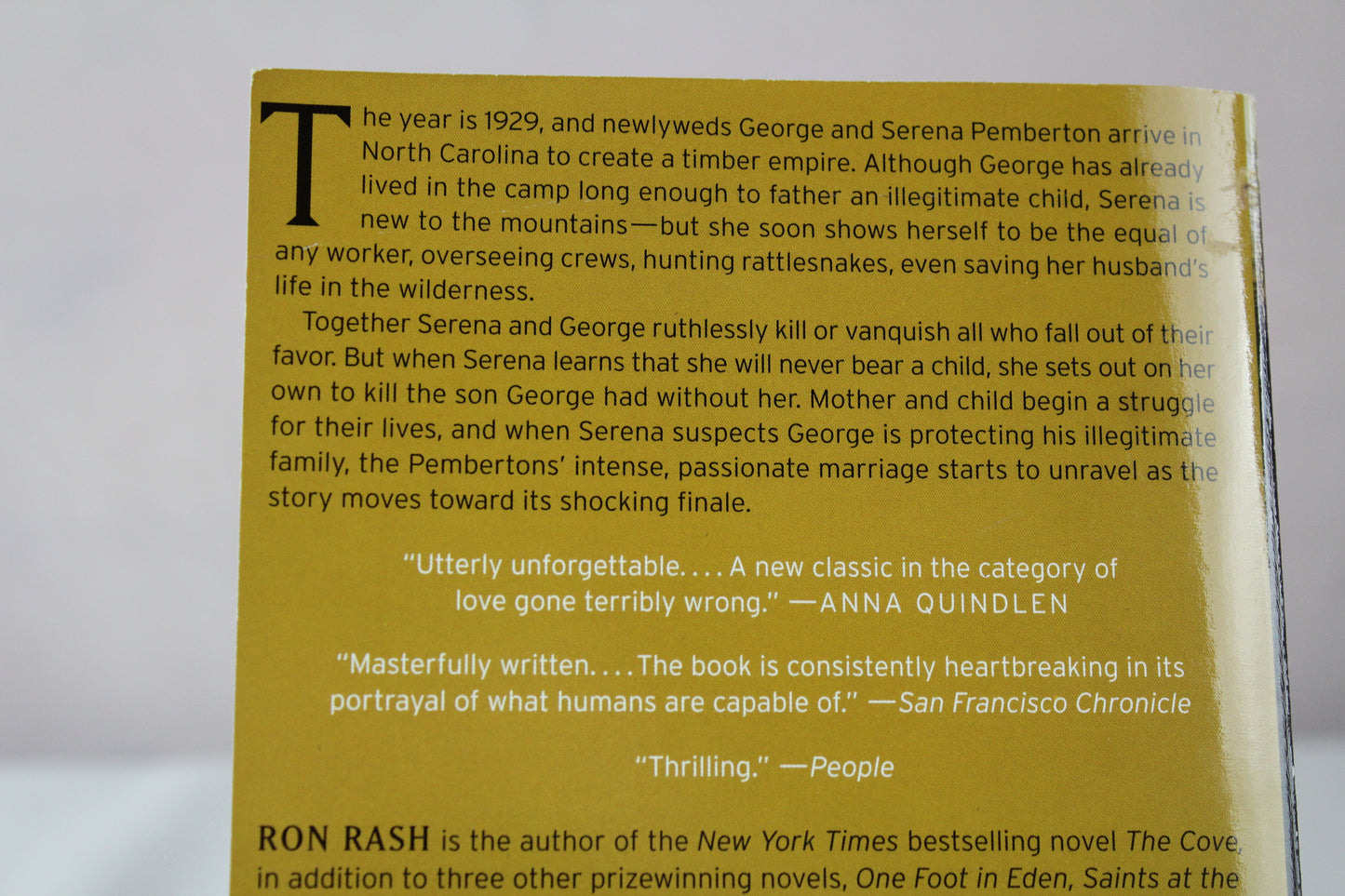 Serena tie-in: A Novel by Ron Rash