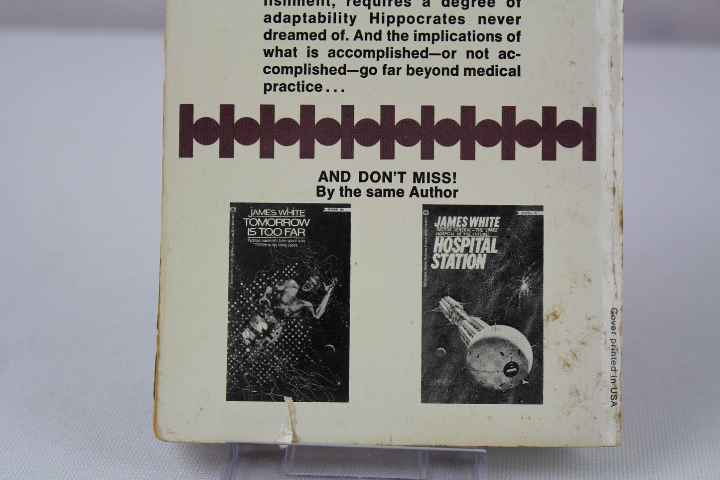 Major Operation by James White (1971, Mass Market) FIRST PRINTING