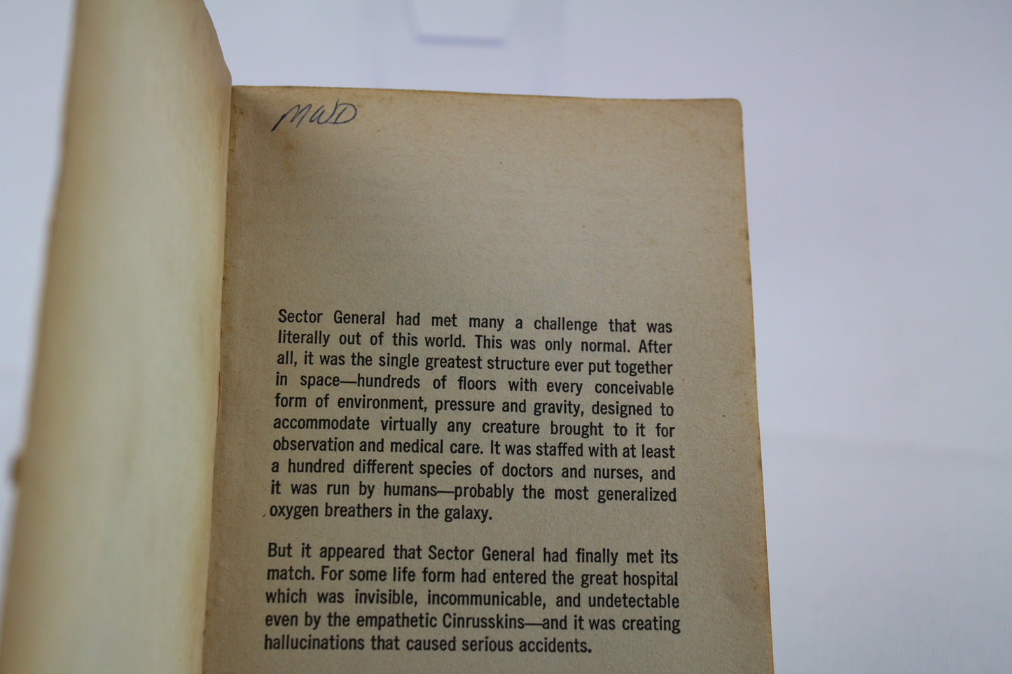 Major Operation by James White (1971, Mass Market) FIRST PRINTING