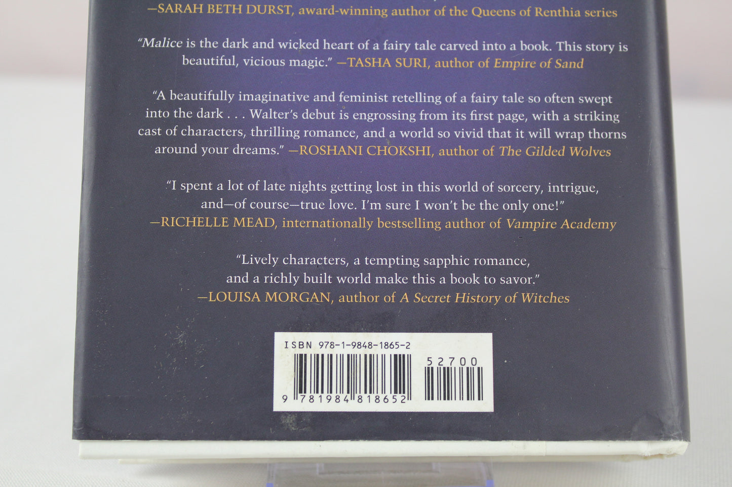 Malice: A Novel by Heather Walter