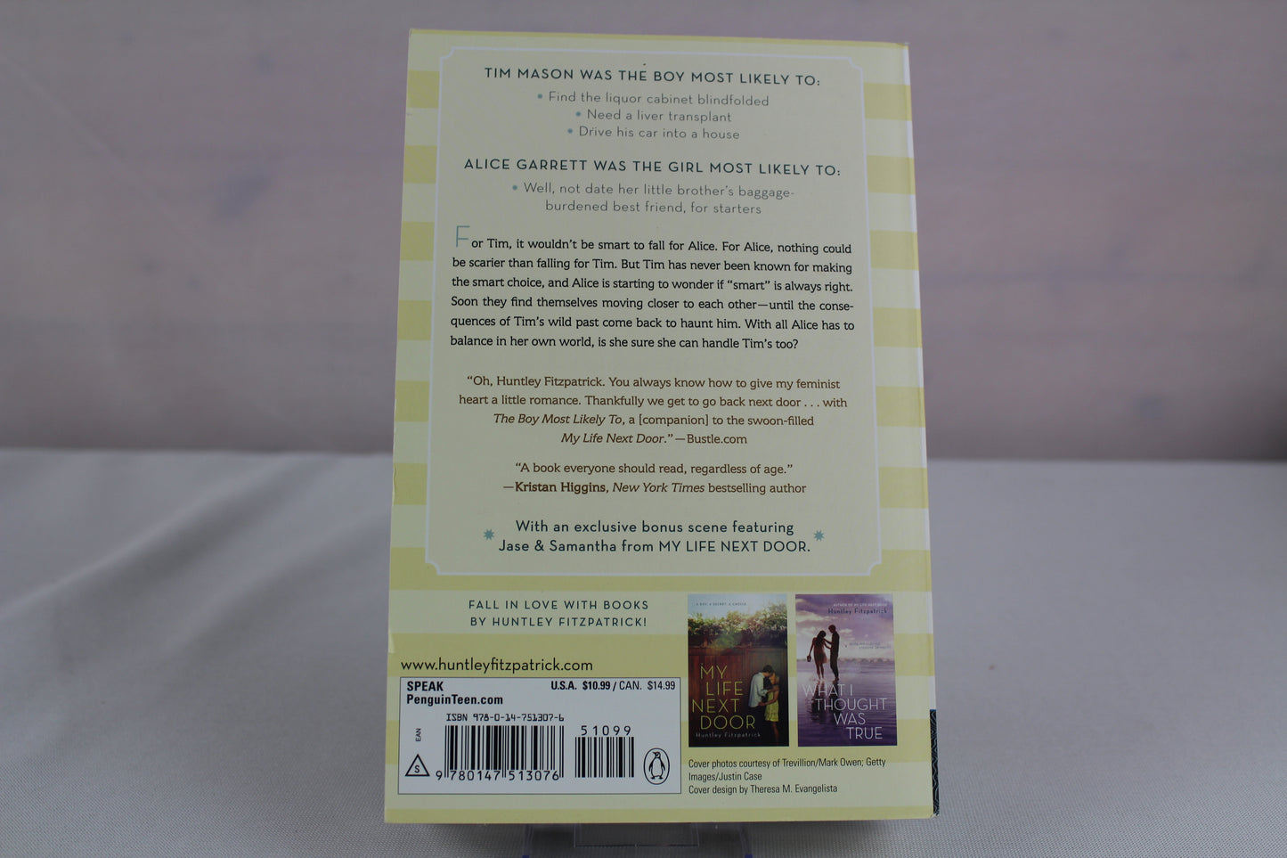 The Boy Most Likely To by Huntley Fitzpatrick