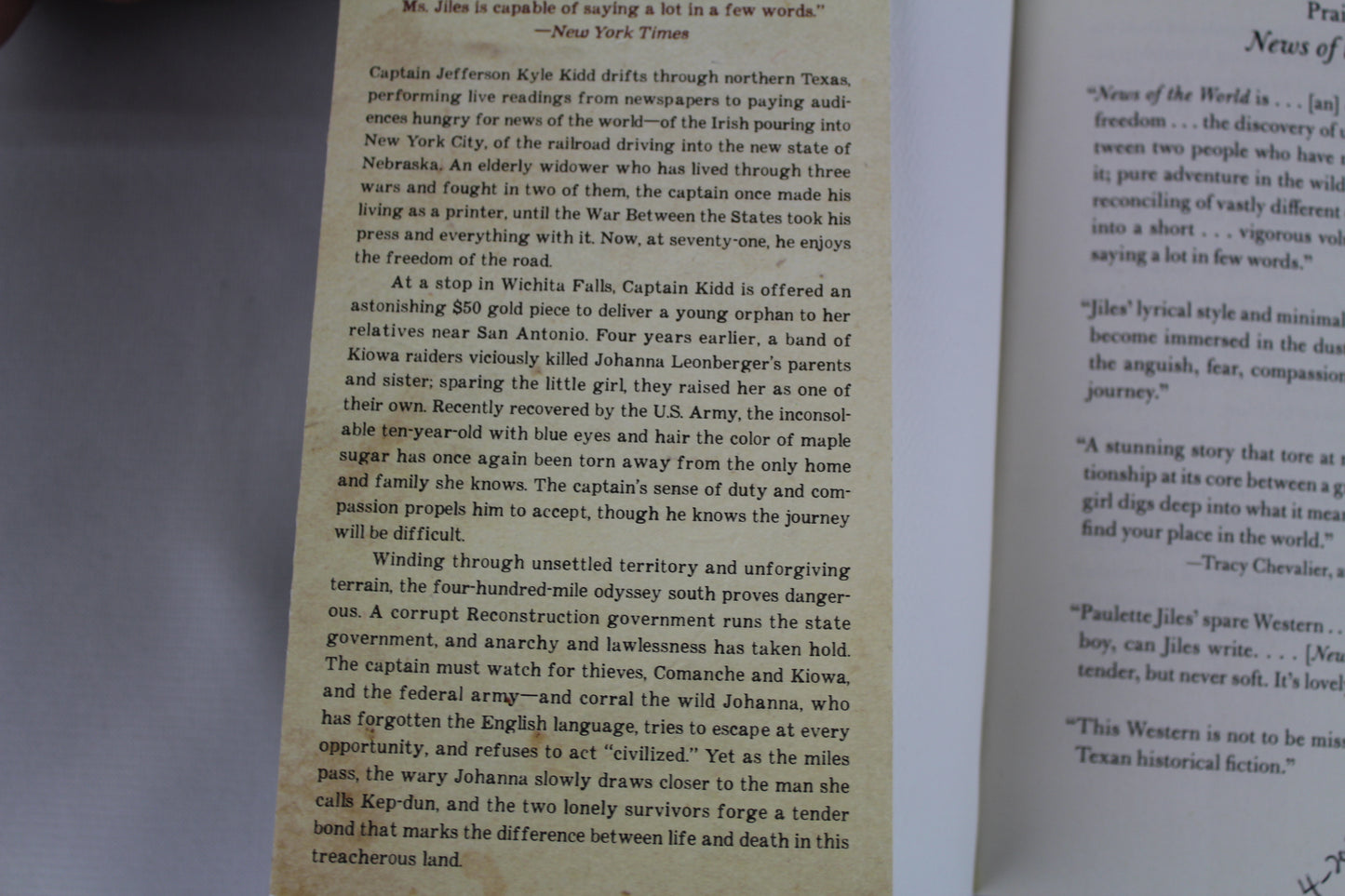 News of the World by Paulette Jiles
