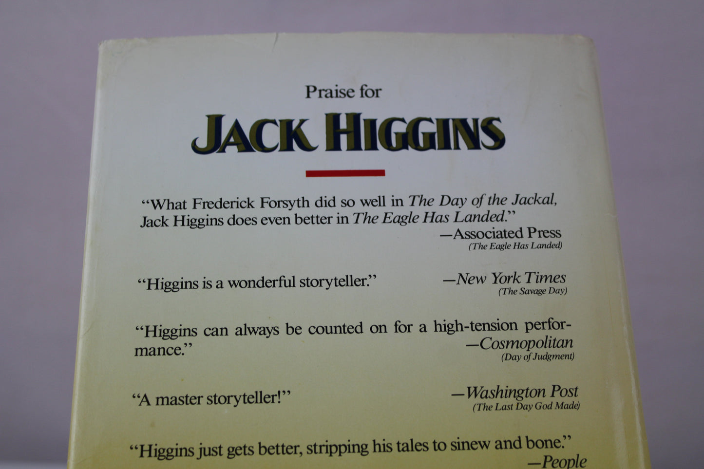 Night of the Fox by Jack Higgins