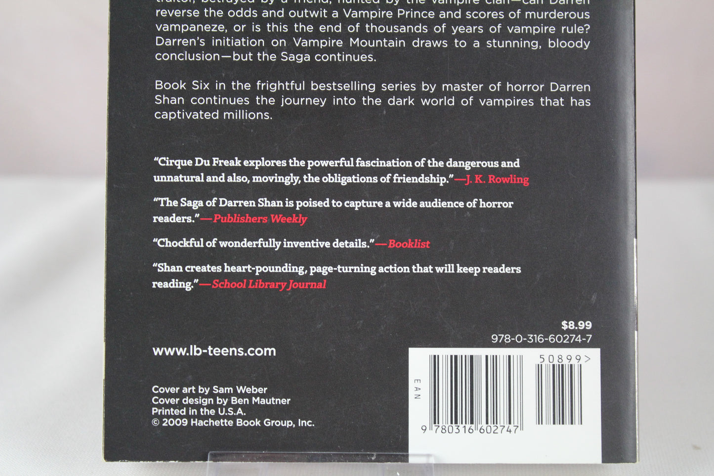 THE Cirque Du Freak: The Vampire Prince: Book 6 in the Saga of Darren Shan by Darren Shan