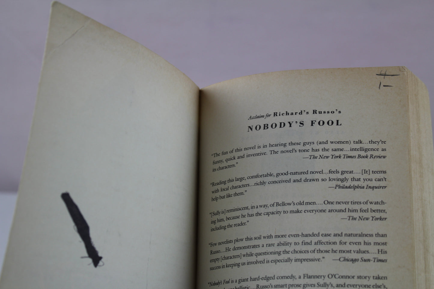 Nobody's Fool (North Bath Trilogy) by Richard Russo