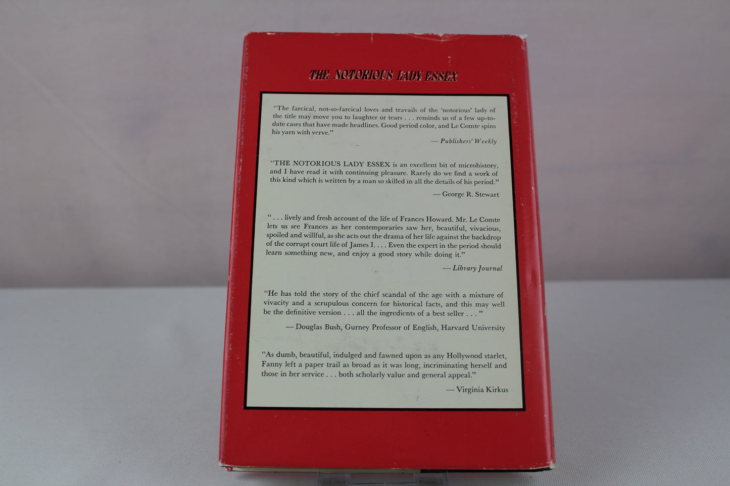 Notorious Lady Essex by Edward le. Comte