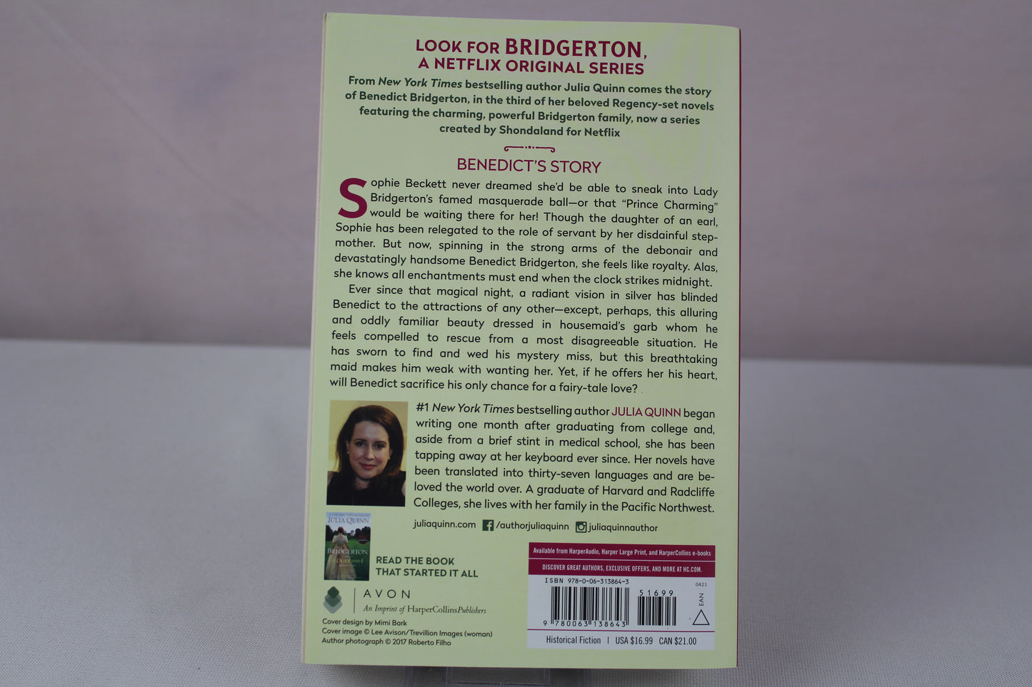 Offer from a Gentleman, An: Bridgerton: Benedict's Story (Bridgertons, 3) by Julia Quinn