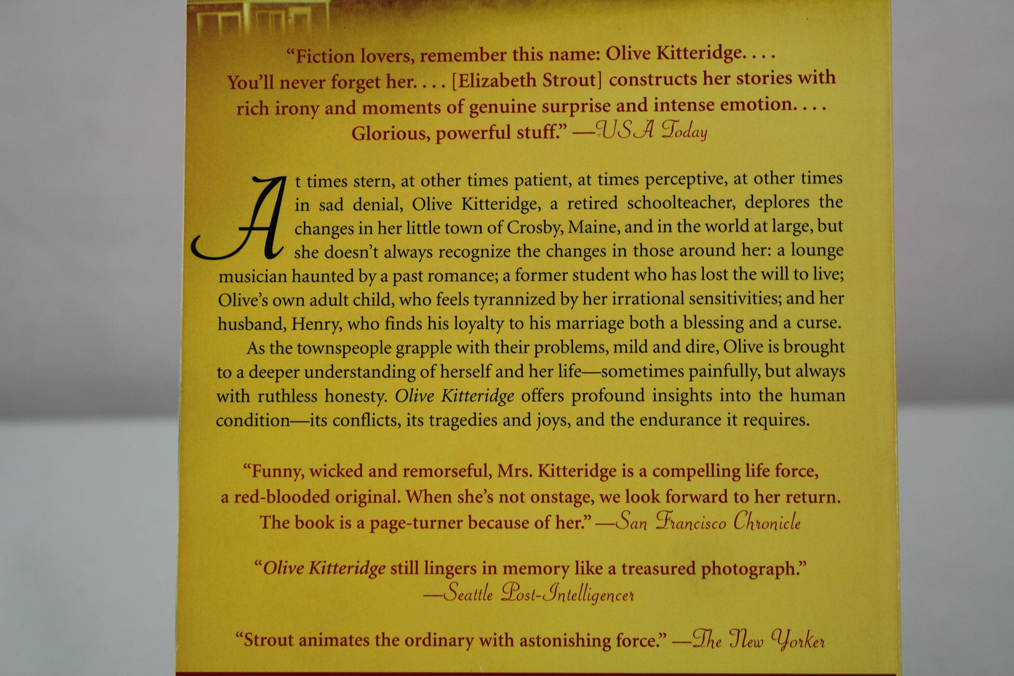 Olive Kitteridge by Elizabeth Strout