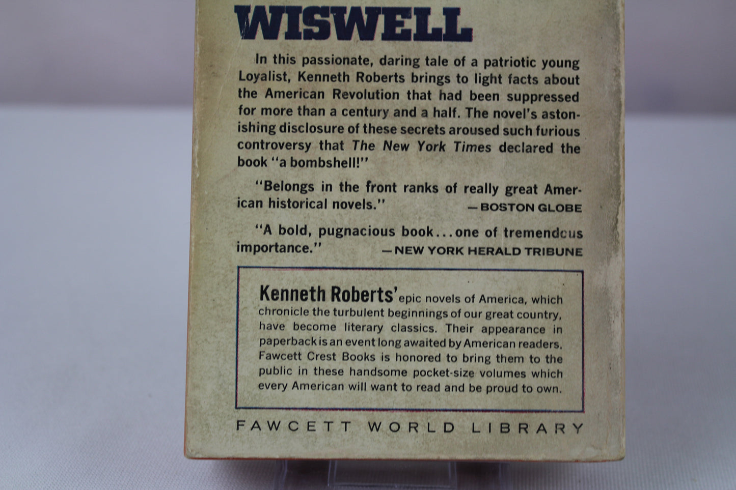 Oliver Wiswell by Kenneth Lewis Roberts