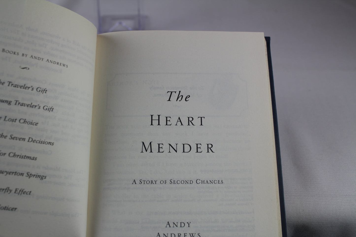 The Heart Mender: A Story of Second Chances by Andy Andrews