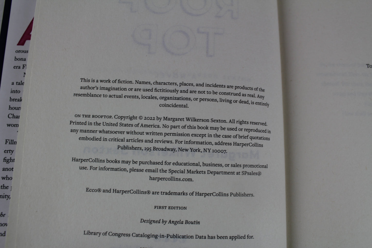 On the Rooftop: A Novel by Margaret Wilkerson Sexton