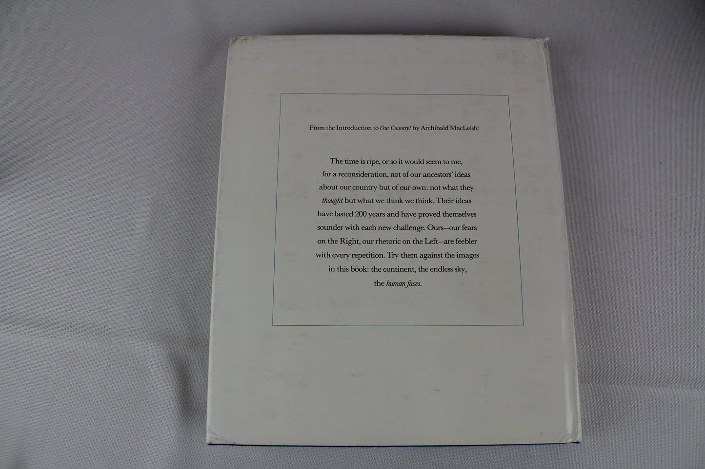 Our Country! America in Words and Pictures Large Illustrated Book  Hardcover