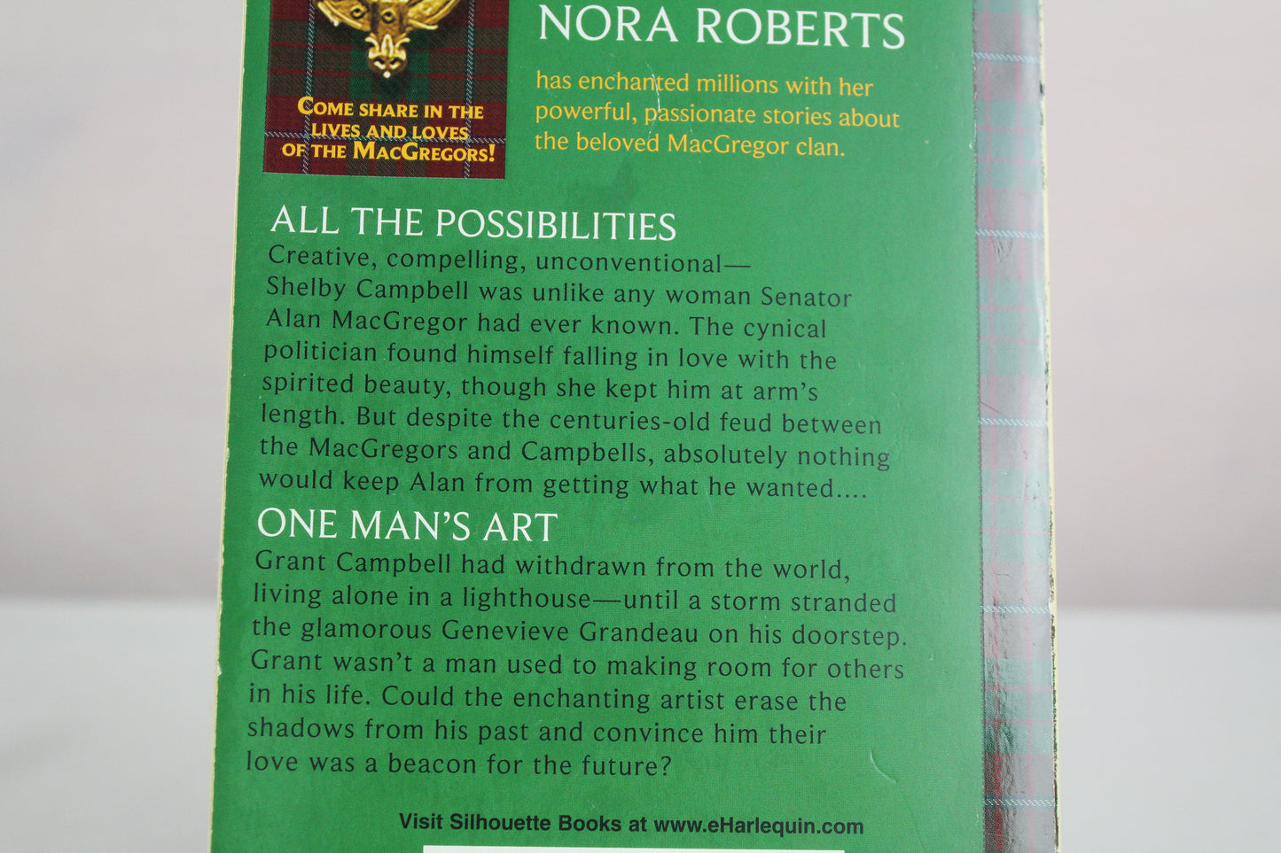 The MacGregors: Alan & Grant: All The PossibilitiesOne Man's Art by Nora Roberts