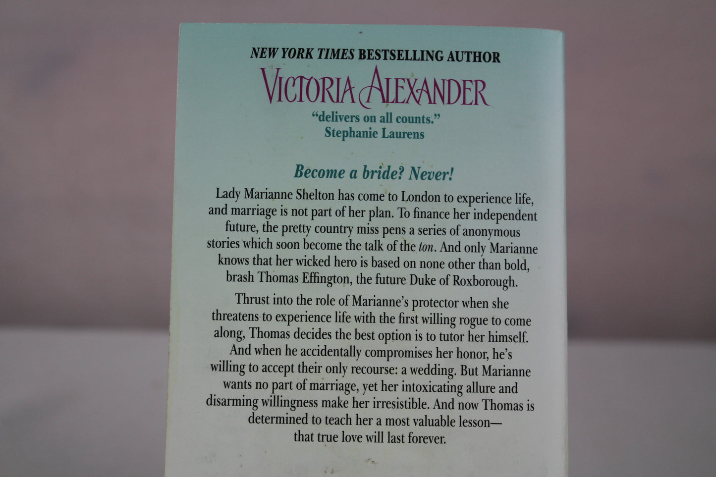 The Marriage Lesson (Effington Family & Friends, 3) by Victoria Alexander