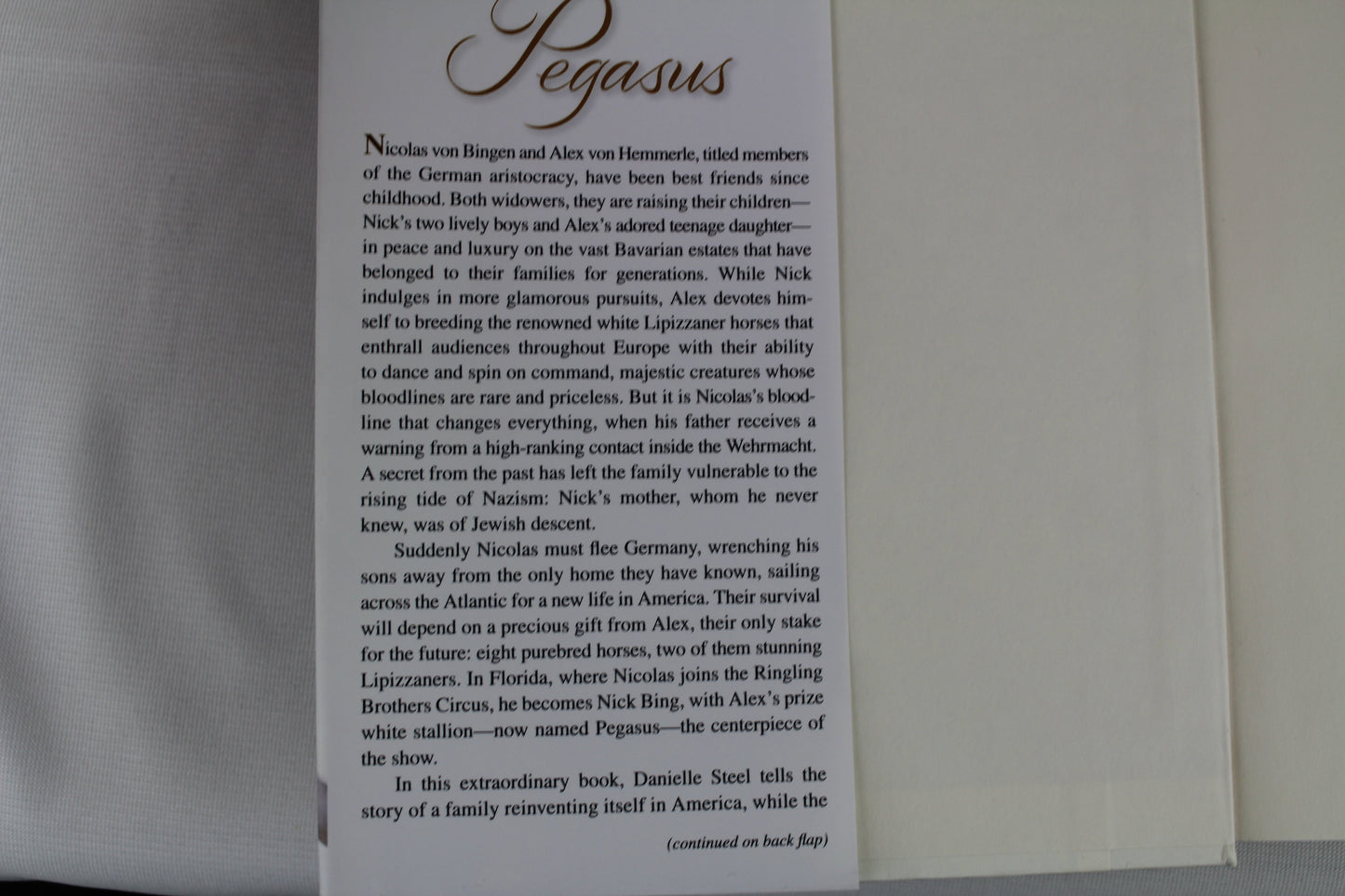 Pegasus: A Novel by Danielle Steel