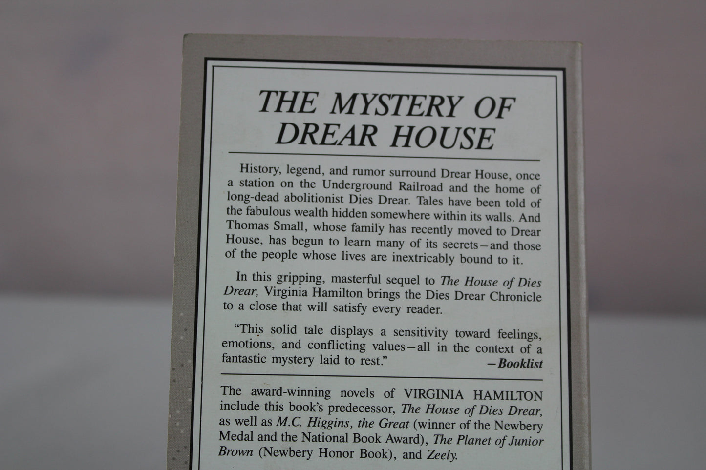 The mystery of Drear House: The conclusion of the Dies Drear chronicle by Virginia Hamilton