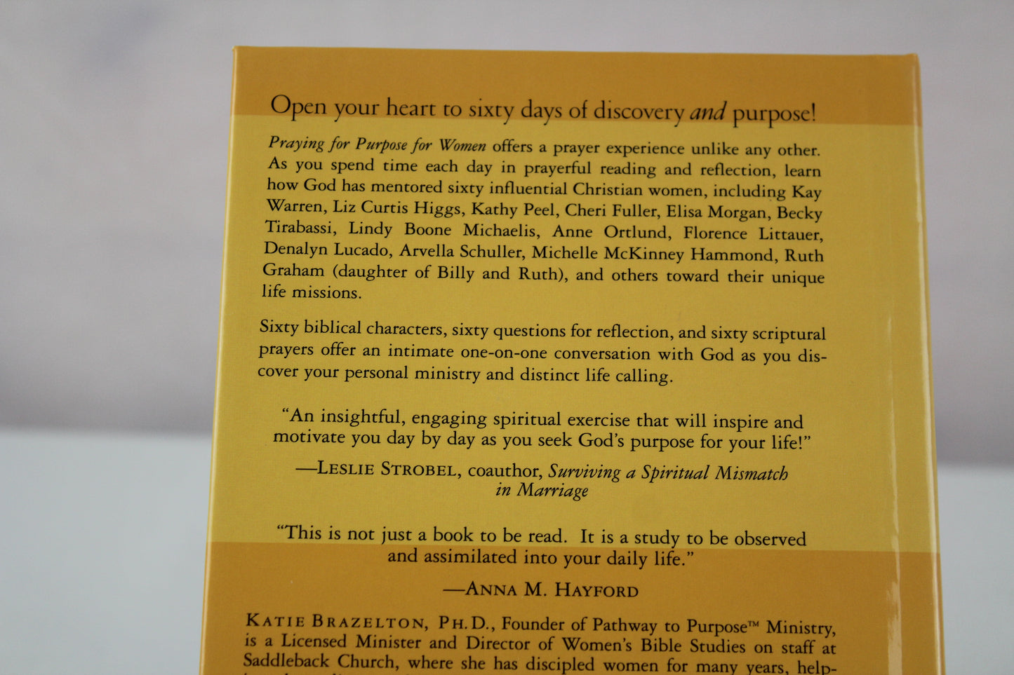 Praying for Purpose for Women: A Prayer Experience That Will Change Your Life Forever (Pathway to Purpose, 9) by Katie Brazelton, Kay Warren