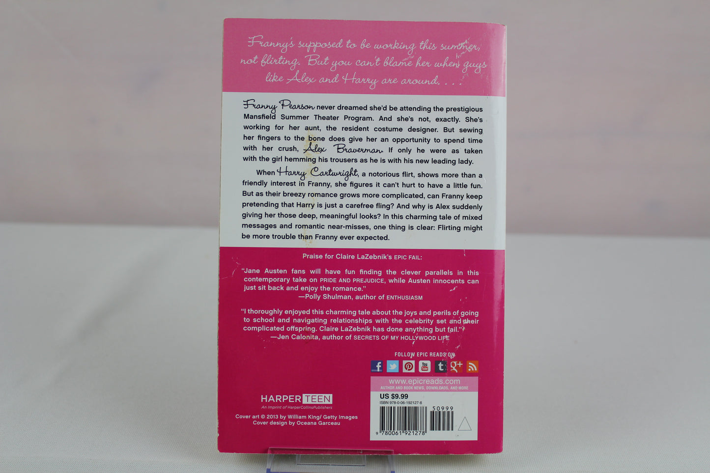 The Trouble with Flirting: A Charming Young Adult Theater Romance of Summer Love and Complicated Choices by Claire LaZebnik