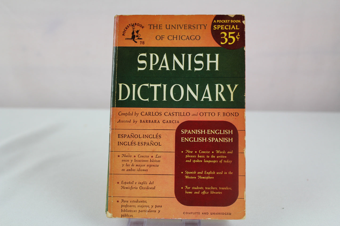 The University of Chicago Spanish - English English - Spanish Dictionary by Carlos Castillo