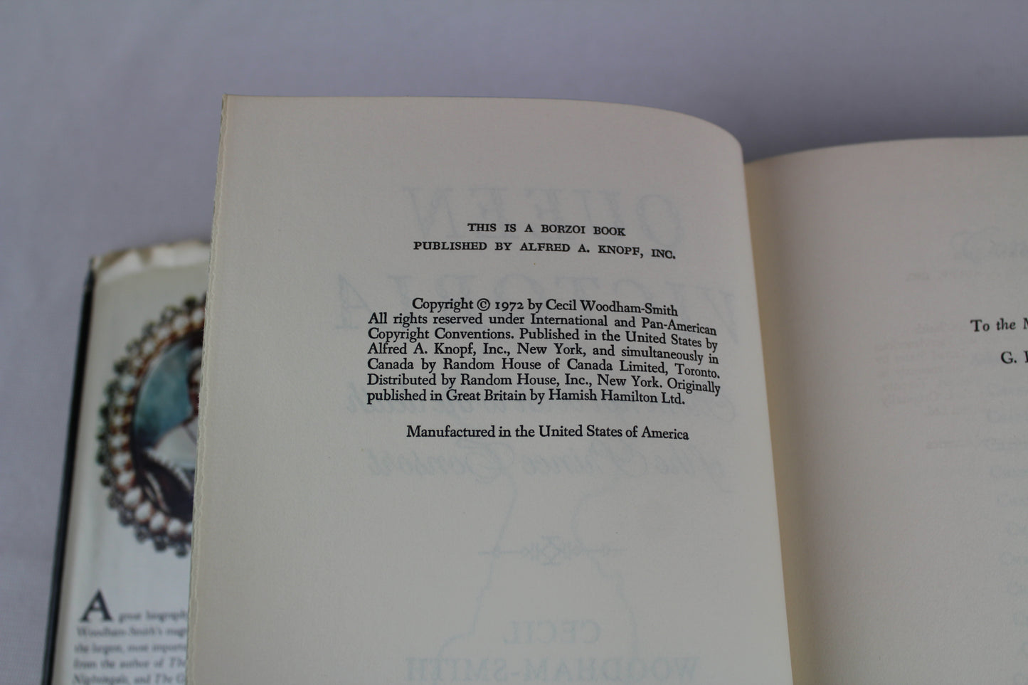 Queen Victoria: From Her Birth to the Death of Prince Consort by Cecil Woodham-Smith