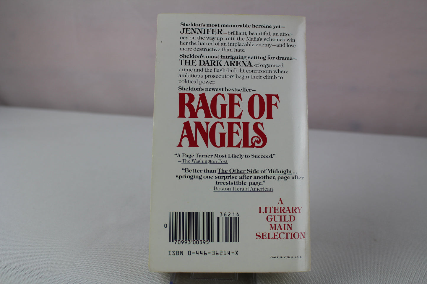 Rage of Angels by Sidney Sheldon