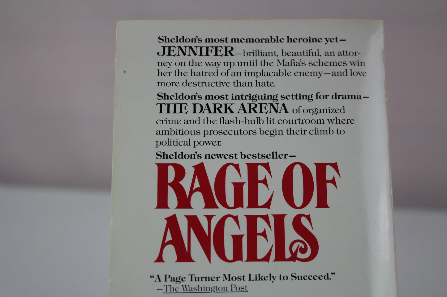 Rage of Angels by Sidney Sheldon
