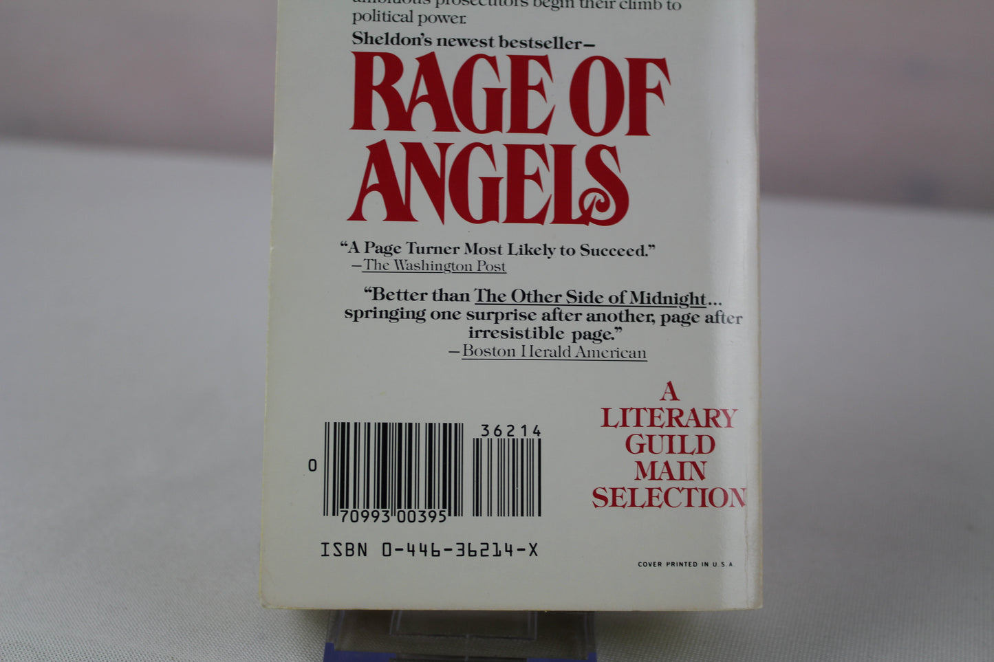 Rage of Angels by Sidney Sheldon