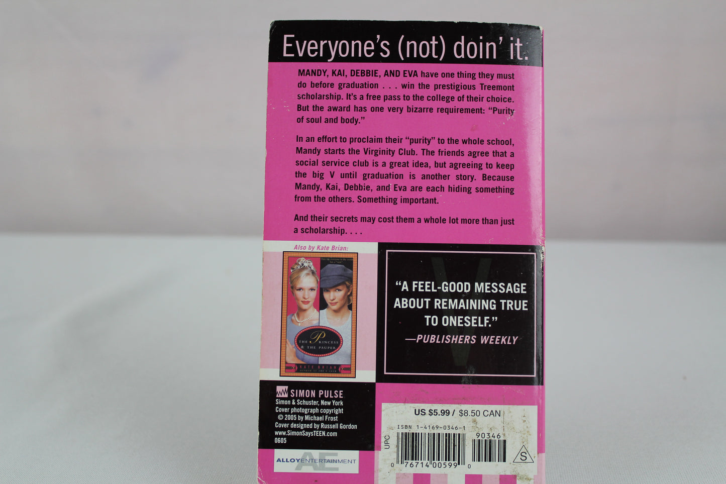 The Virginity Club by Kate Brian, Michael Frost