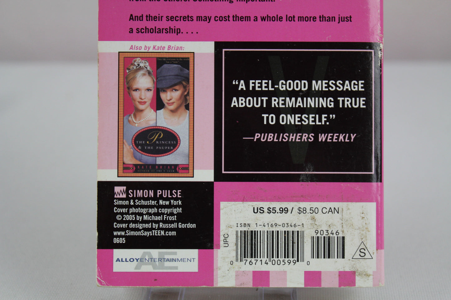 The Virginity Club by Kate Brian, Michael Frost