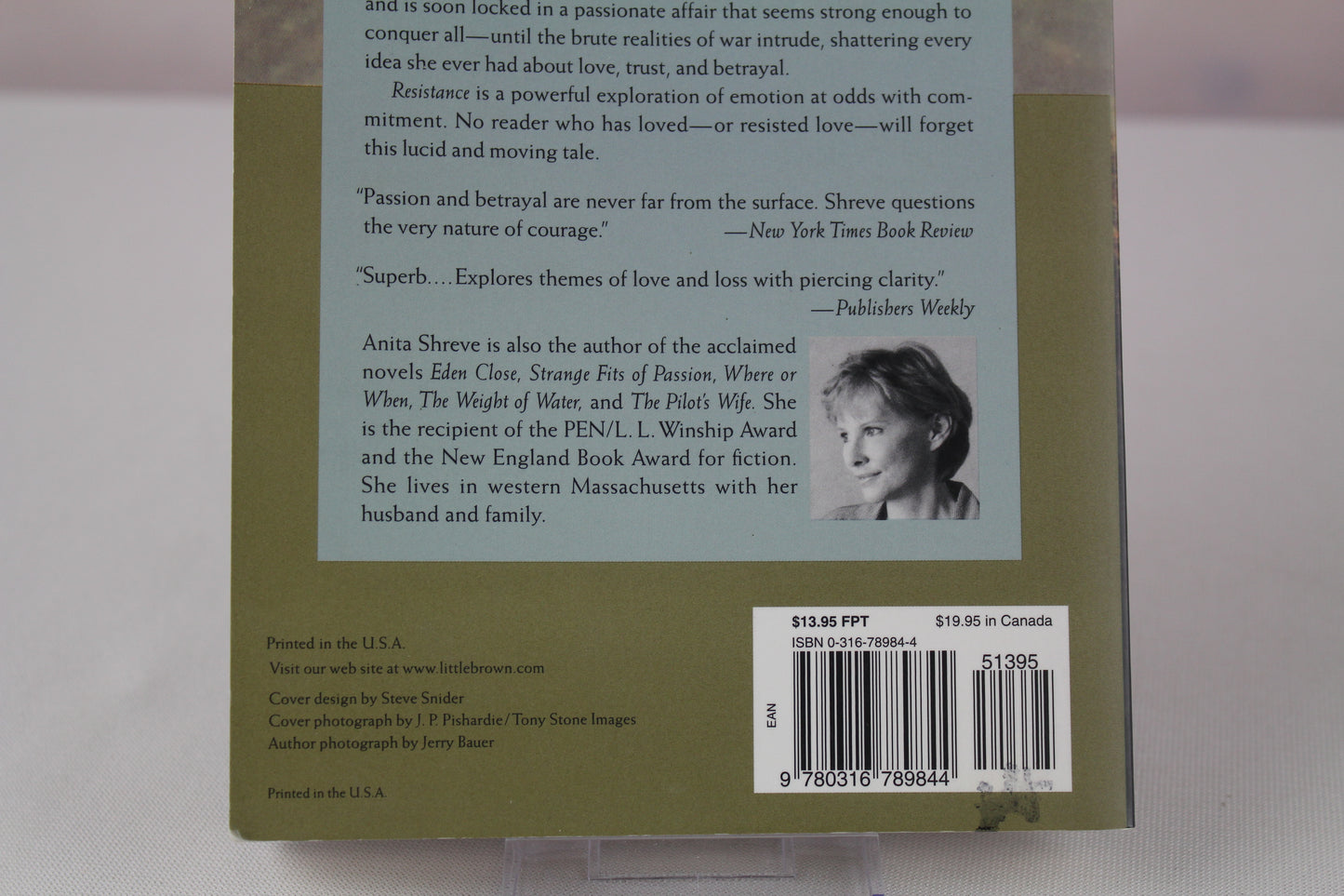 Resistance: A Novel by Anita Shreve