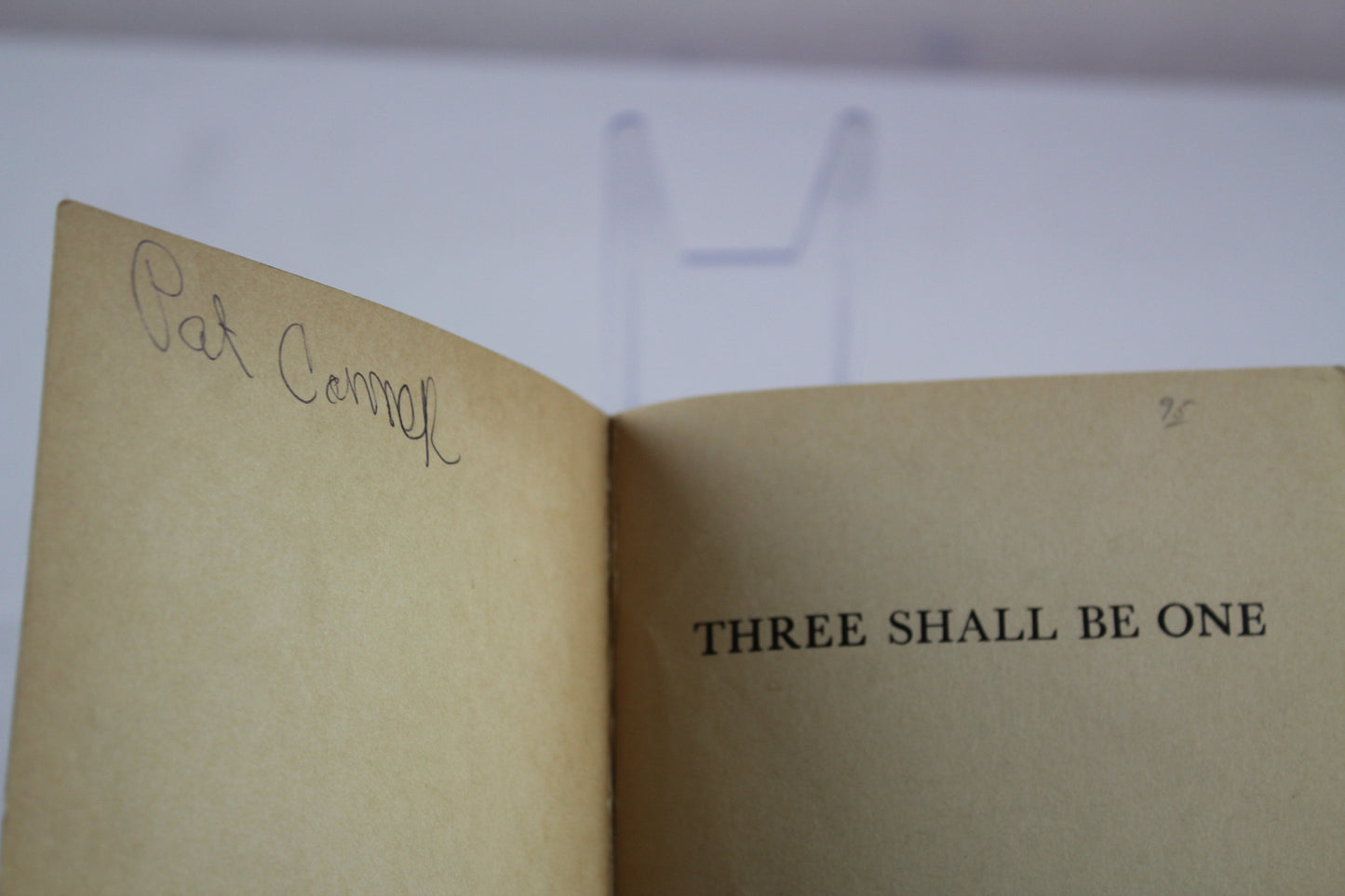 Three Shall Be One by Francena H. Arnold