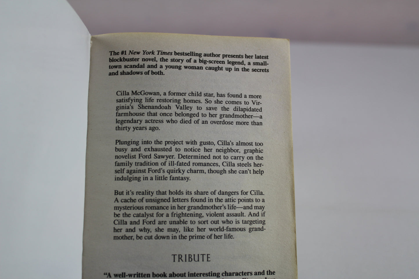 Tribute by Nora Roberts