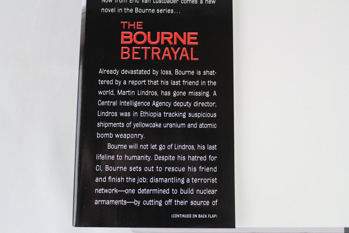 Robert Ludlum's The Bourne Betrayal by Eric Van Lustbader