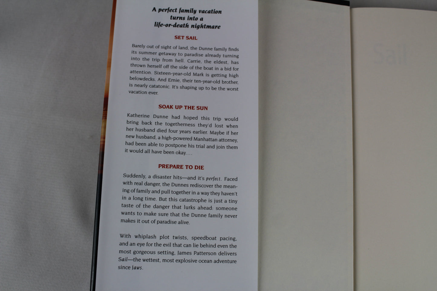 Sail by James Patterson, Howard Roughan