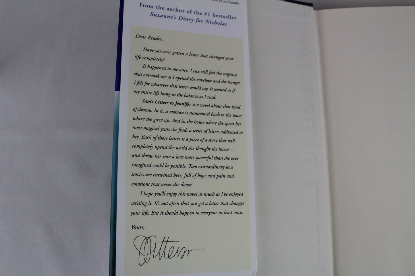 Sam's Letters to Jennifer by James Patterson